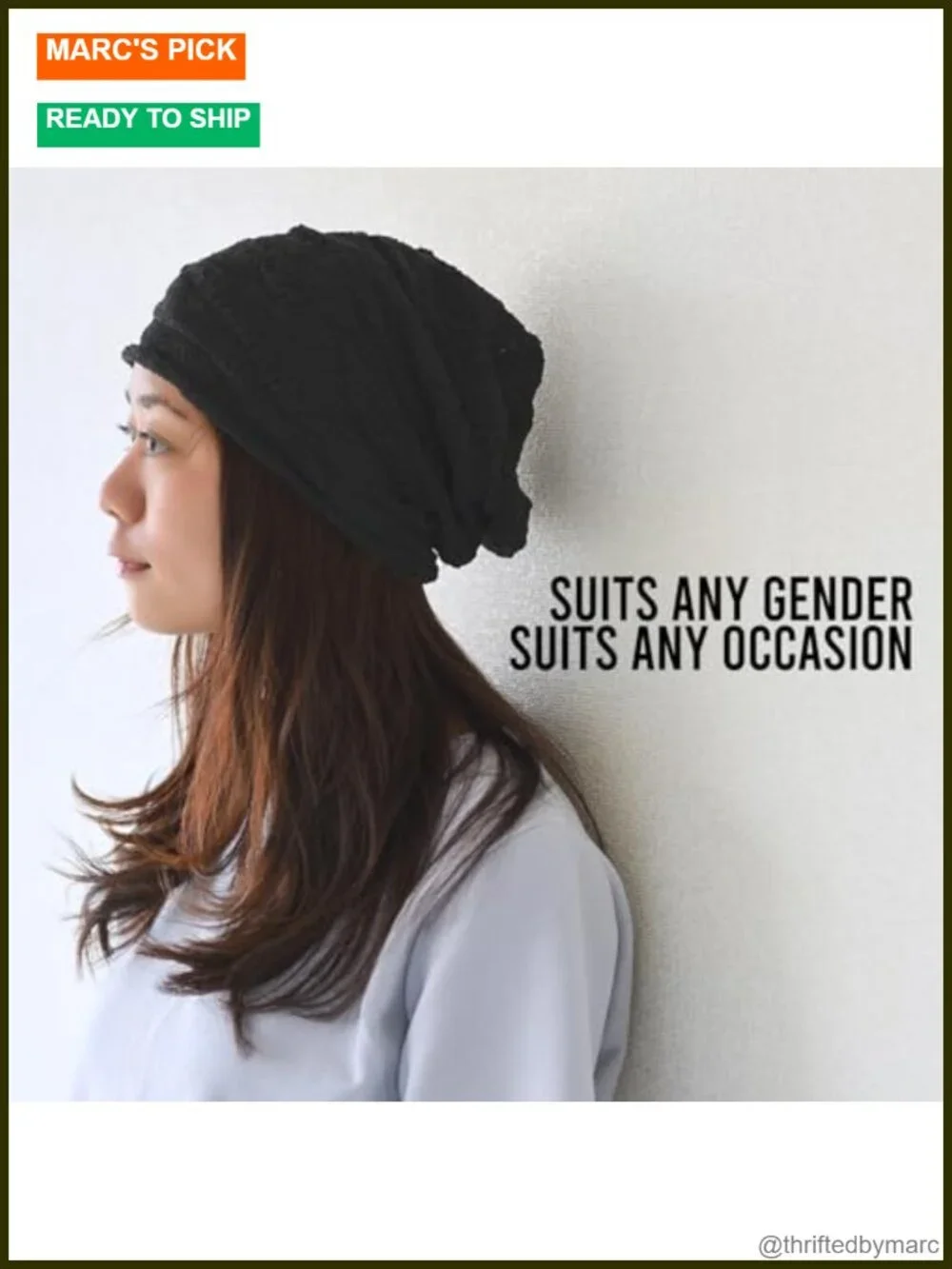 Slouchy Summer Beanie, Lightweight Cotton Slouch Hat, Unisex Knit Cap